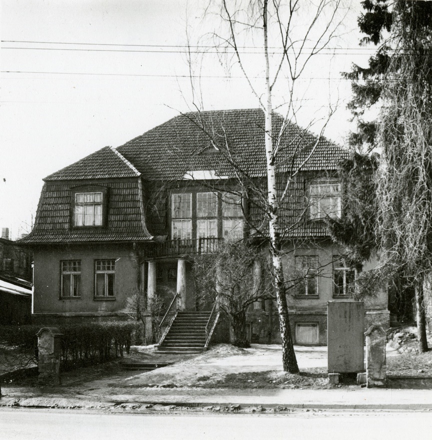 Elamu Tartus Kalevi tn, vaade tänavalt. Arhitekt Viktor Kessler