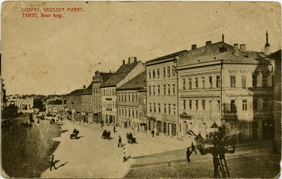 Tartu raekoja plats, vaade Kivisilla suunas  duplicate photo