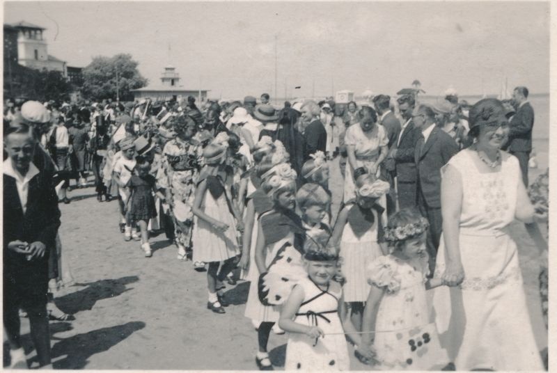 Foto. Karneval Haapsalu rannas ca 1929-1930.a.