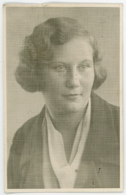 Edith-Alma-Margarethe Hagen. Passitaotluse foto  duplicate photo