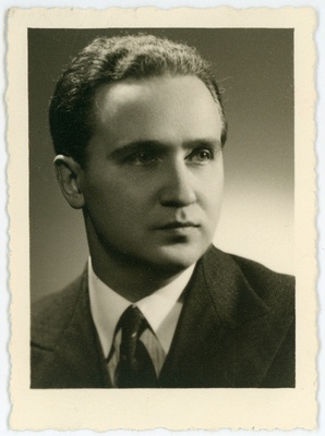 Rudolf Jõks. Passitaotluse foto  duplicate photo