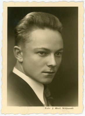 Heino Järvet. Passitaotluse foto  duplicate photo