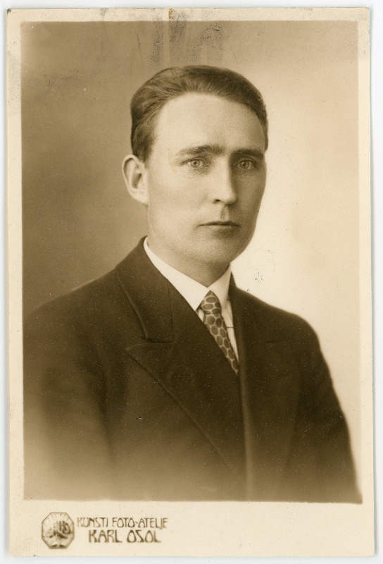Eduard Kägi. Passitaotluse foto