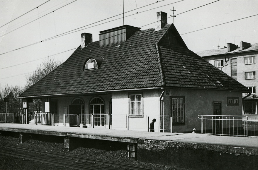 Järve raudteejaam, vaade perroonilt. Arhitekt Karl Burman