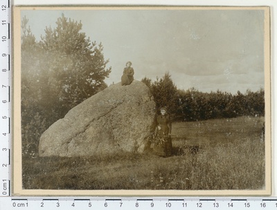 Rõuge, Great stone in Haanja municipality near Tallinn village  duplicate photo