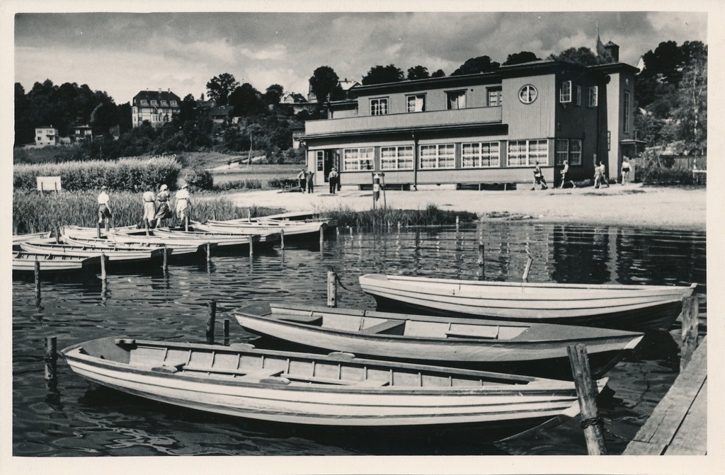 foto, Viljandi, järv, paadisadam, spordiklubi, u 1960, foto A. Kiisla
