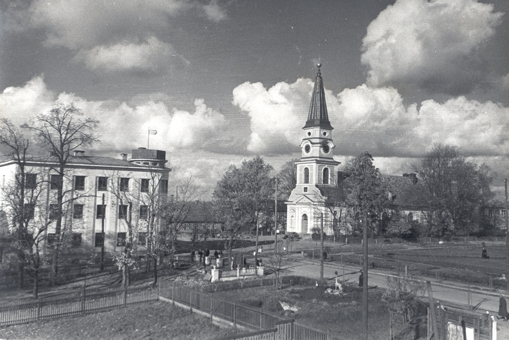 Foto. Võru kesklinn 1958.a. Foto Hillar Uusi.