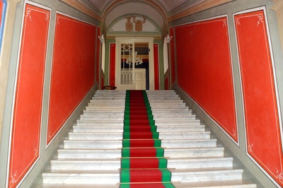 Staircase in Muuga Manor. rephoto