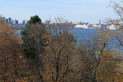 Tallinn. View from the sea, postcard rephoto