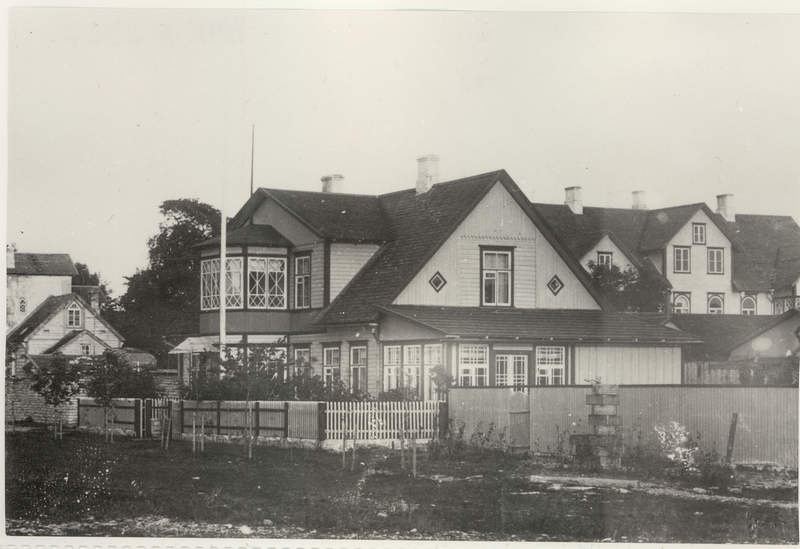 The house of the mayor of Paldiski Johannes Odrese in Paldiski