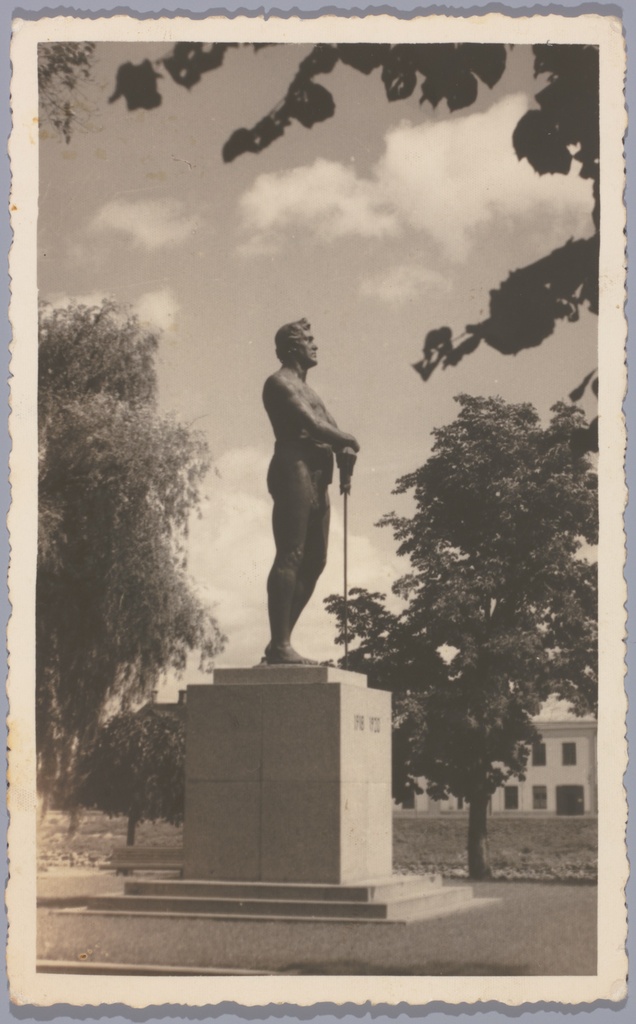 Postkaart Andrus Ansipi kogust. Vabadussammas