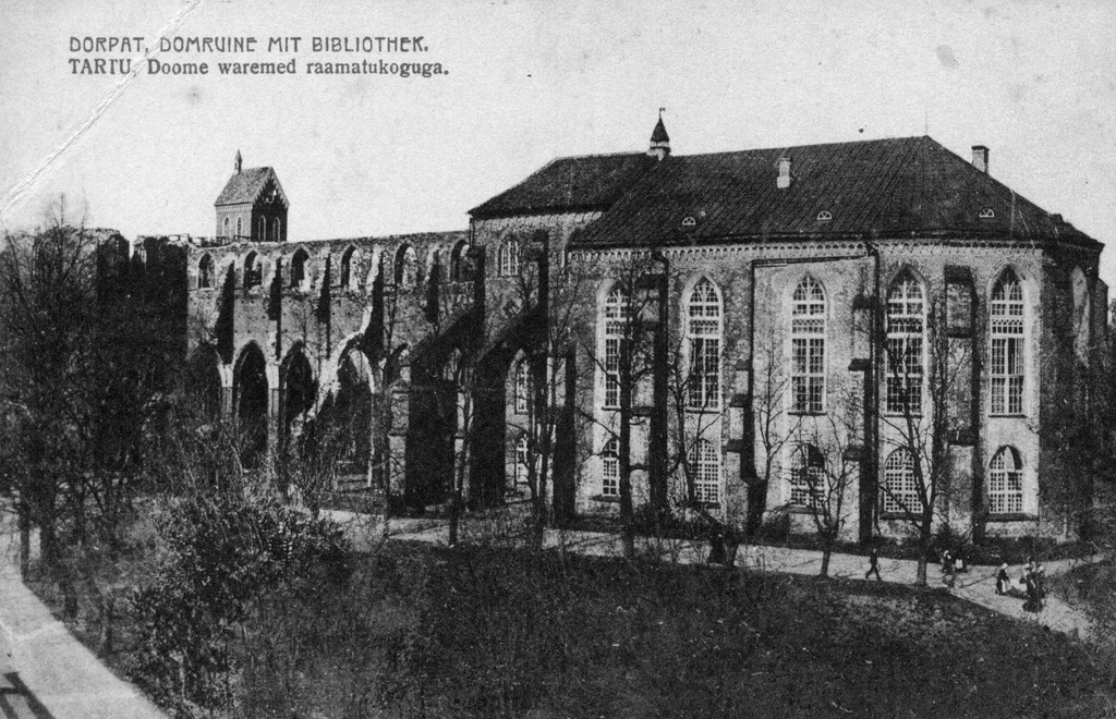 Toomkirik, ülikooli raamatukogu. Tartu, 1910-1918.