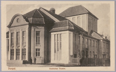 Postkaart Andrus Ansipi kogust. Saksa teater  similar photo