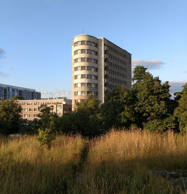 Newly-built Children's Hospital in Helsinki, 1948 rephoto