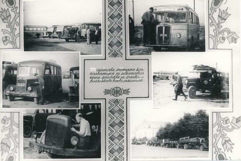 Foto. Buss. Üldlaulupeol, 1947.a.
