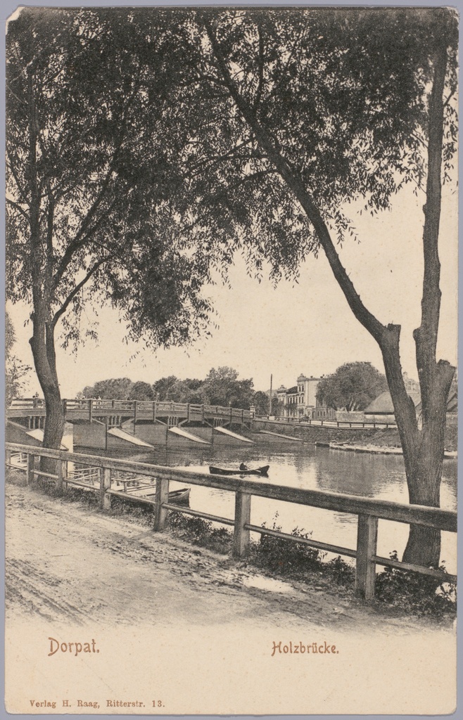 Postkaart Andrus Ansipi kogust. Emajõgi