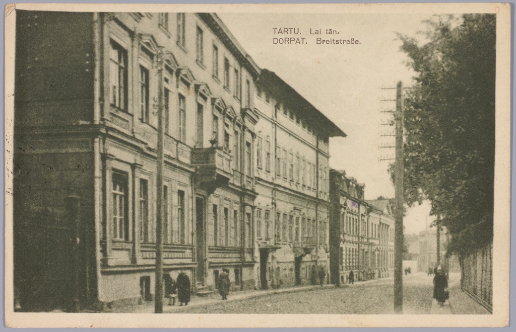 Postkaart Andrus Ansipi kogust. Lai tänav