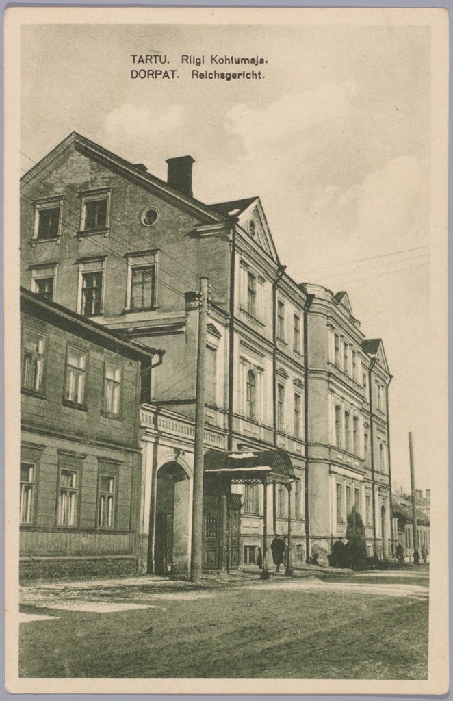 Postkaart Andrus Ansipi kogust. Riigi kohtumaja