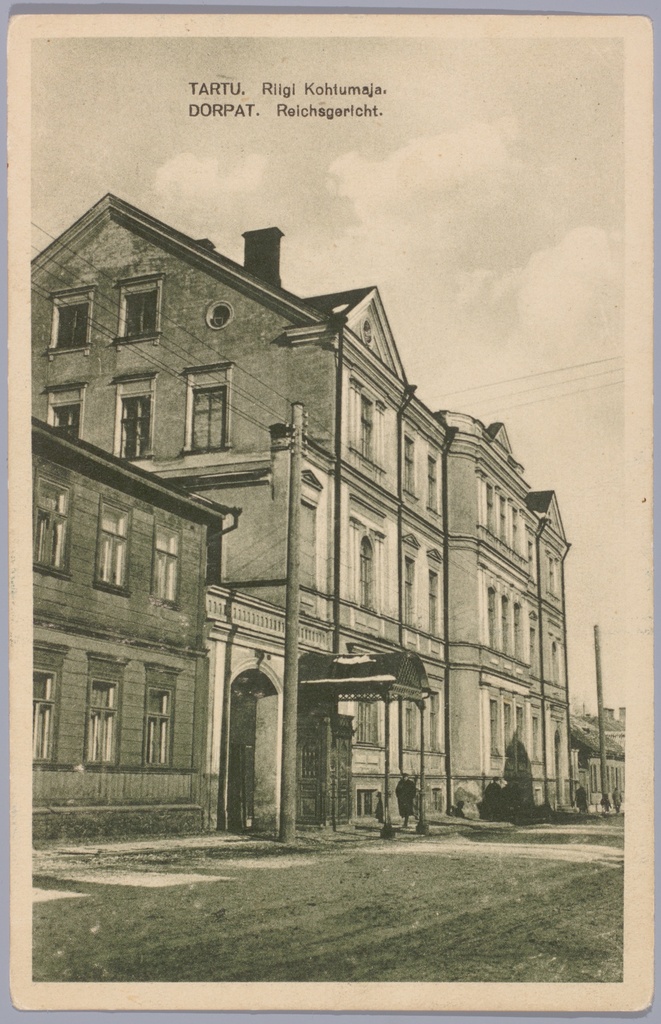 Postkaart Andrus Ansipi kogust. Riigi kohtumaja