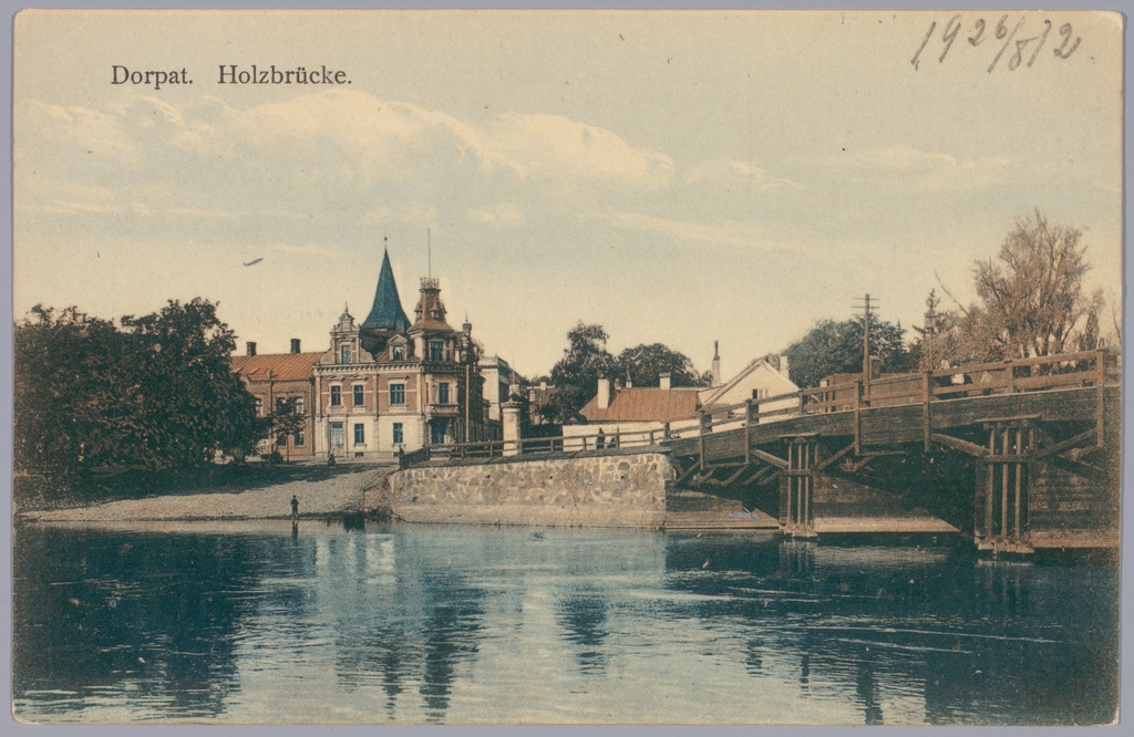 Postkaart Andrus Ansipi kogust. Puusild
