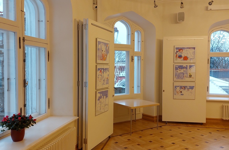 Malesimultaan Ajakirjanike Liidu saalis. Vasakult 4. Toomas Kall. rephoto