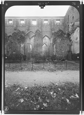 Tartu cathedral 157 - Tartu Cathedral, earlier also known as Dorpat Cathedral. Stereo photogrammetric survey 1986. https://en.wikipedia.org/wiki/Tartu_Cathedral  duplicate photo