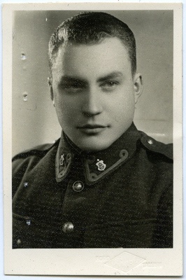 Sõjakooli aspirant Arvi - Hindrik Leinsoo (kuni 1937 Arved- Heinrich Leinberg)  duplicate photo