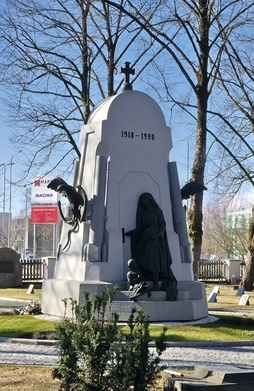 The joint chamber of soldiers who fell in the Estonian wave war in Pärnu (back side) rephoto
