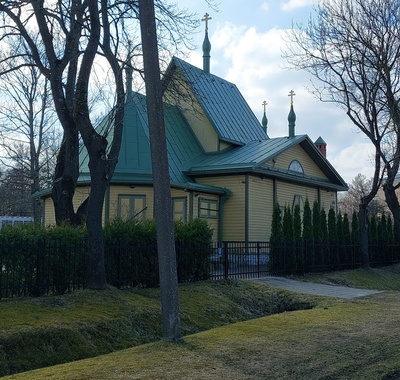Nikolai Imetegija ap. Orthodox Church in Tallinn in Koplis. Architect Alexander Wladovsky rephoto