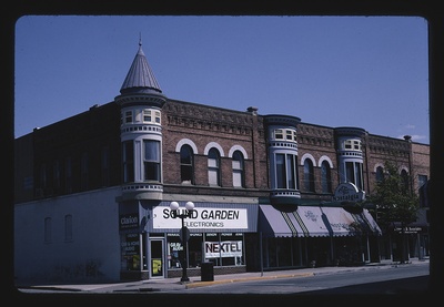 Corner Building, Macomb, Illinois (LOC)  duplicate photo