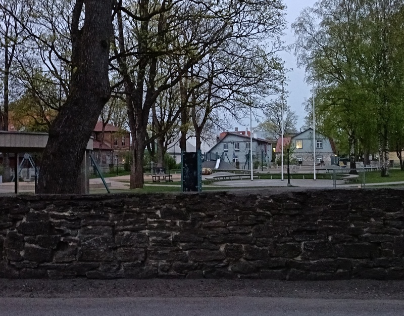 Kuressaare vaade. Lastemänguväljak. rephoto