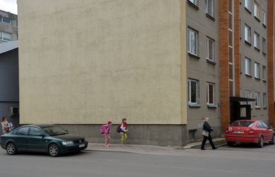 Foto. Võru linna A. Steinmanni moe- ja pudukauplus Kreutzwaldi tn. 26 1930. aastatel. rephoto