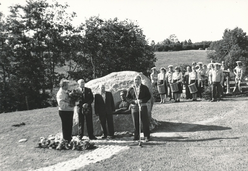 Jaan Jaago mälestuskivi avamine