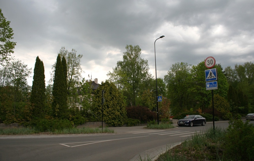 Raudteelaste klubi, hilisem ERMi näitusemaja, fassaadivaade. Arhitekt Ain Amjärv, Dorprojekt rephoto