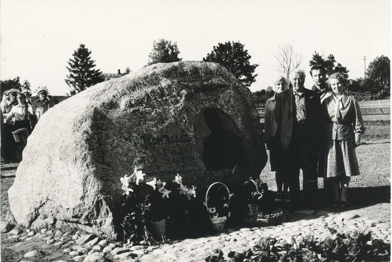 Jaan Jaago mälestuskivi avamine