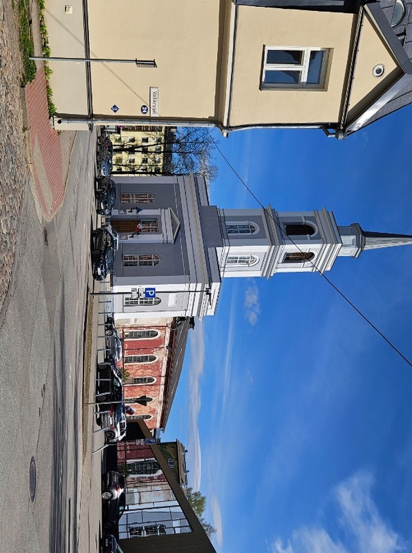 Maarja  kirik Maarjamõisas Pepleri tänava nurgal. rephoto