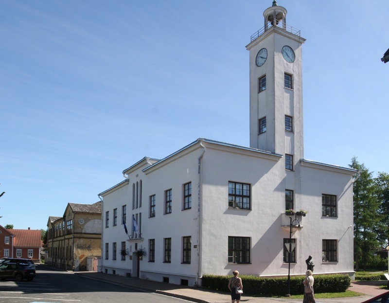 Viljandi Linnavalitsuse hoone. rephoto