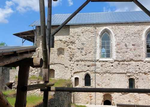 The northern side of the Padise monastery rephoto