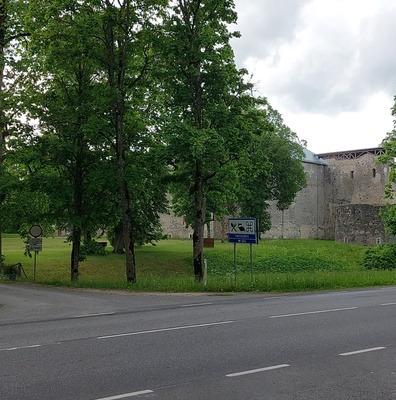 General view of Padise monastery. rephoto