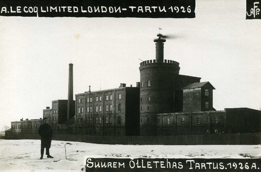 Õlletehas "A Le Coq". Tartu, 1926.