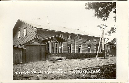 foto, Ambla postkontori hoone 1940.a.