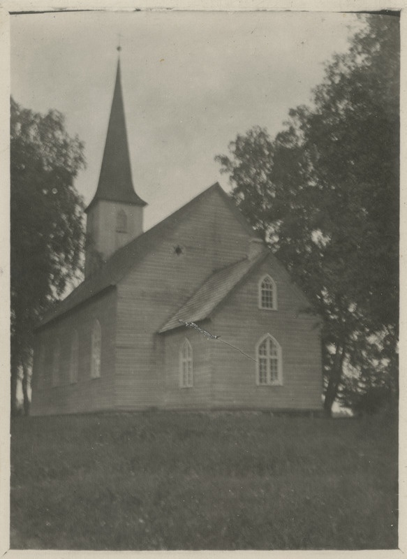 Käru kirik, fotopostkaart