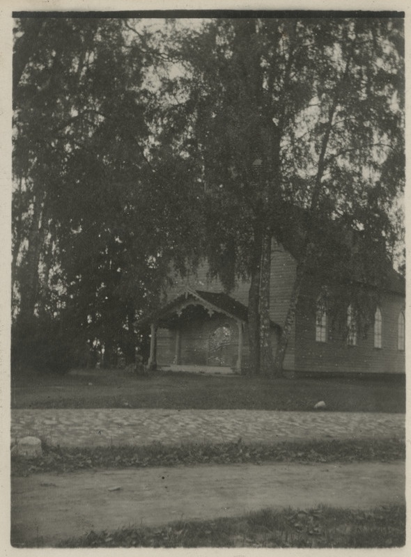 Käru kirik, fotopostkaart