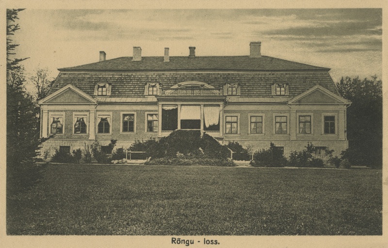 Vaade Rõngu mõisale, fotopostkaart