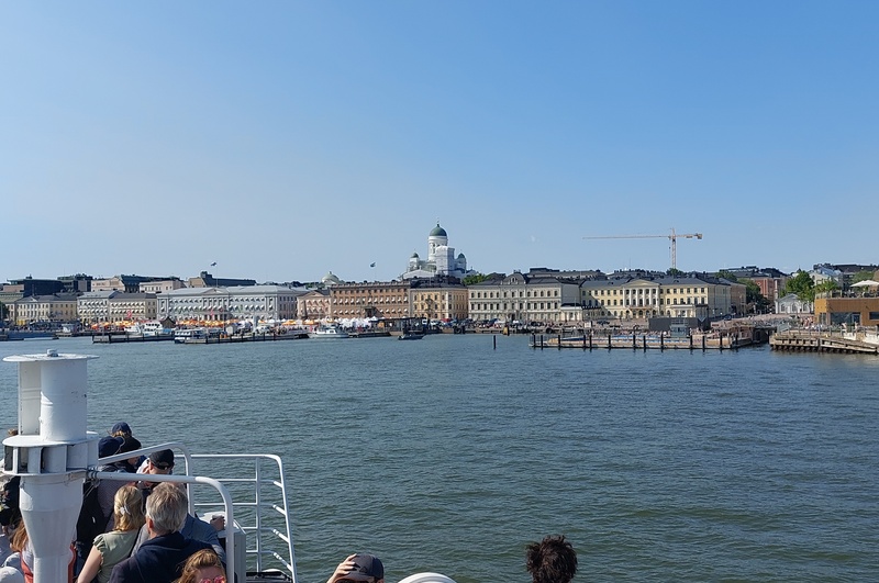 View of the southern port of Helsinki rephoto