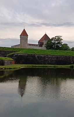 Kuressaare Castle-ekkeekke - Kuressaare Castle rephoto