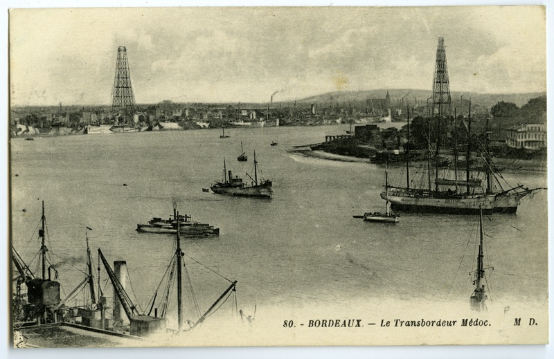 Vaade Bordeaux' sadama akvatooriumile laevadega