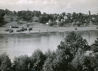 Vaade Viljandile üle järve.  duplicate photo