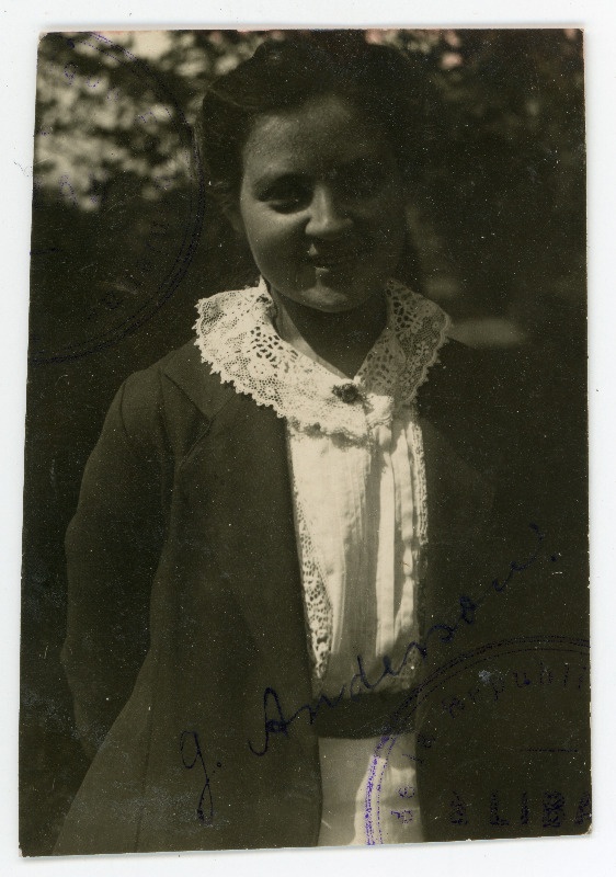 Gerta Jaani t. Anderson, portreefoto