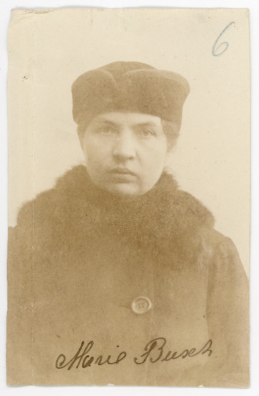 Busch, Marie Johanna, Aadu t, sünd 15.03.1885. Portreefoto